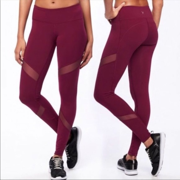 Old Navy Pants - Old Navy Active Go Dry Maroon Leggings Size Large
